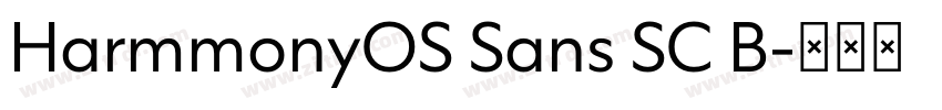 HarmmonyOS Sans SC B字体转换 HarmmonyOS Sans SC B字体转换